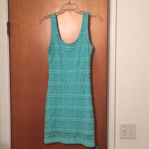 Aqua Bodycon Dress